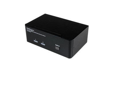 StarTech.com 2 Port Dual DisplayPort USB KVM Switch with Audio & USB 2.0 Hub
