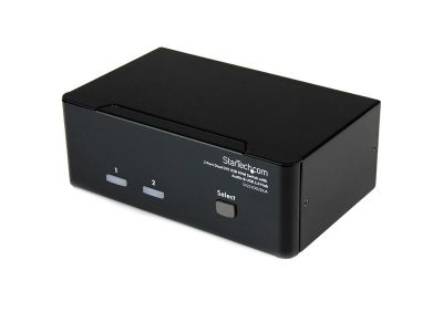 StarTech.com 2 Port Dual DVI USB KVM Switch with Audio & USB 2.0 Hub