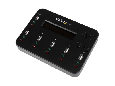 StarTech.com Standalone 1:5 USB Flash Drive Duplicator and Eraser – Flash Drive Copier