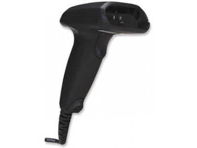 Manhattan Long Range CCD Handheld Barcode Scanner, USB, 500mm Scan Depth, up to 500 scans per second, Cable 1.5m, Black, Box