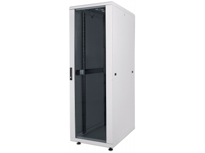Intellinet 19" Network Rack, 42U, 2033 (h) x 800 (w) x 800 (d) mm, IP20-rated housing, Max 1500kg, Flatpack, Grey