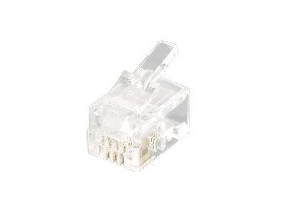 Equip Telephone Plug, RJ11, 4P4C