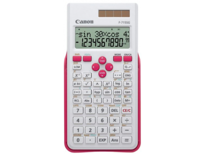 Canon F-715SG calculator Pocket Scientific Pink,White