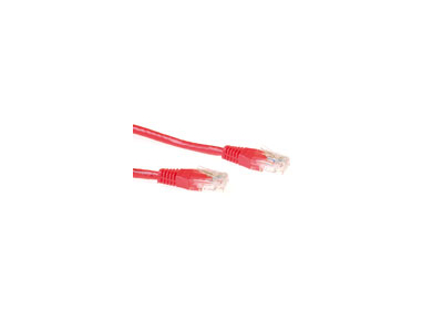 ACT CAT6A UTP 15m networking cable Red