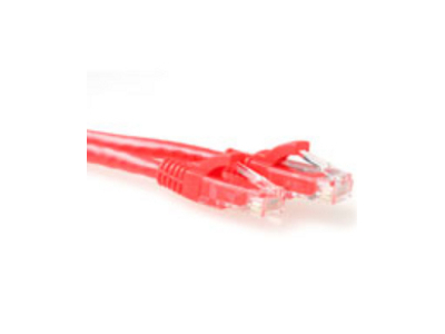 ACT 2.00m Cat6a UTP networking cable 2 m U/UTP (UTP) Red