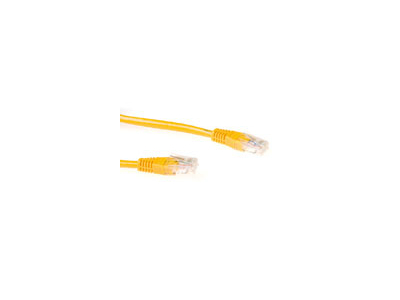 ACT CAT6A UTP (IB 2800) 0.5m networking cable Yellow