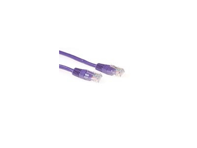 ACT UTP Cat6 Patch 3m networking cable Purple