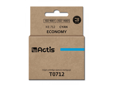Actis KE-712 Ink (replacement for Epson T0712, T0892, T1002; Standard; 13.5 ml; cyan)