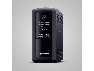 CyberPower Tracer III VP1000ELCD-FR uninterruptible power supply (UPS) Line-Interactive 1000 VA 550 W 4 AC outlet(s)