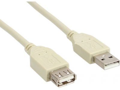 InLine 3m USB 2.0 USB cable Beige