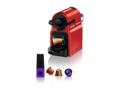 Krups Inissia XN1005 Ruby Red Pod coffee machine 0.7 L