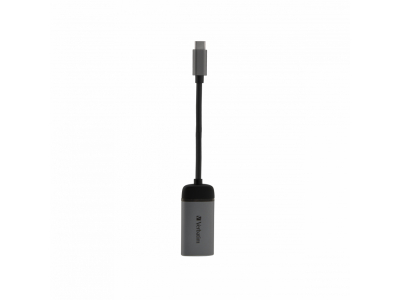 Verbatim 49143 video cable adapter 0.01 m USB C HDMI Black,Silver