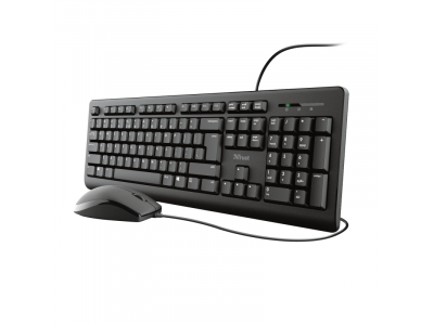 Trust Primo keyboard USB QWERTY US English Black