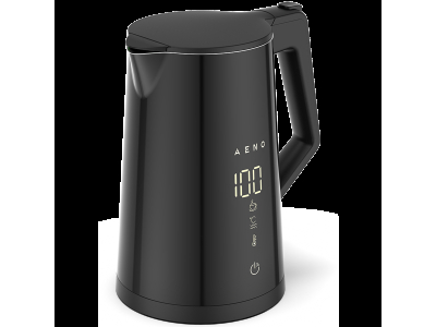 AENO Electric Kettle EK7S Smart: 1850-2200W, 1.7L, Strix, Double-walls, Temperature Control, Keep warm Function, Control via Wi-Fi, LED-display, Non-heating body, Auto Power Off, Dry tank Protection AEK0007S