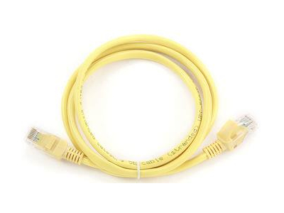 PATCH CABLE CAT5E UTP 1M/YELLOW PP12-1M/Y GEMBIRD
