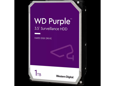 HDD AV WD Purple (3.5'', 1TB, 64MB, 5400 RPM, SATA 6 Gb/s) WD11PURZ