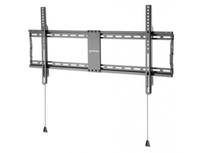 Manhattan TV & Monitor Mount, Wall (Low Profile), Fixed, 1 screen, Screen Sizes: 43-100", Black, VESA 200x200 to 800x400mm, Max 70kg, Foldable for Extra-Small and Shipping-Friendly Packaging, Ultra Slim, LFD, Lifetime Warranty