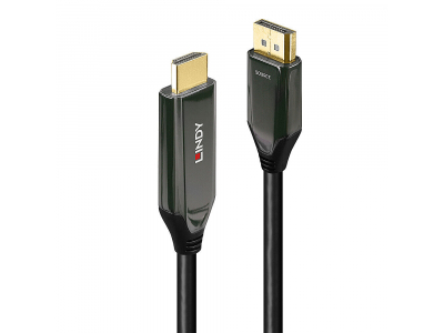 Lindy 40931 video cable adapter 2 m HDMI Type A (Standard) DisplayPort Black