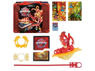 Bakugan Baku-tin with Special Attack Mantid, Customizable, Spinning Action Figure and Toy Storage, Kids Toys for Boys and Girls 6 and up