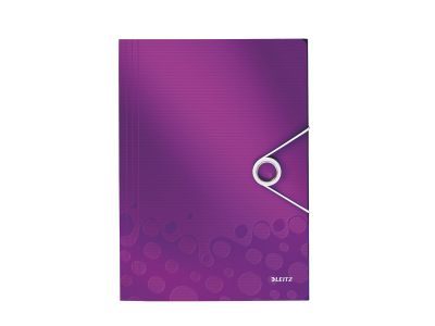 Leitz WOW Polypropylene (PP) Metallic, Purple A4