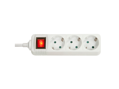 Lindy 73101 power extension 3 AC outlet(s) Indoor White