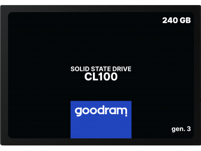 Goodram CL100 gen.3 2.5" 240 GB Serial ATA III 3D TLC NAND