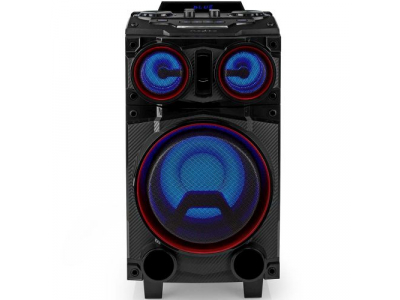 Nedis SPPT800BK USB/MICROSD/MP3/Bluetooth Bezvadu skaļrunis 120W