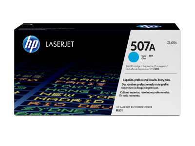 HP 507A Cyan Original LaserJet Toner Cartridge