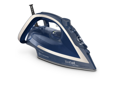 Tefal Ultragliss Anti-Calc Plus FV6830 Steam iron 2800 W Blue, Silver