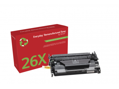 Everyday ™ Mono Remanufactured Toner by Xerox compatible with HP 26X (CF226X), High capacity