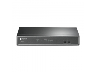 TP-LINK TL-SF1008LP network switch Unmanaged Fast Ethernet (10/100) Black Power over Ethernet (PoE)