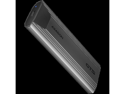 AXAGON EEM2-GTS2 USB-C 3.2 Gen 2 - M.2 NVMe / SATA SSD THIN SCREWLESS 30-80mm ALU box EEM2-GTS2