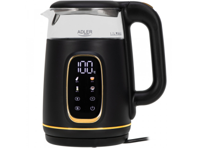 Adler AD 1305BG Elektriskā tējkanna ar temperatūras kontroli 1.7L 2200W