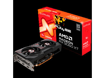 SAPPHIRE PULSE AMD RADEON RX 9060 XT GAMING OC 16GB DUAL HDMI / DP 11350-03-20G