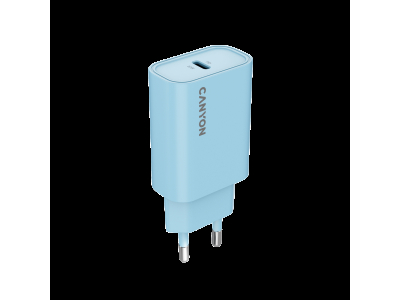CANYON charger OnCharge 30CL Max Power 30W 1xPD EU Light Blue CNE-CHA30CLLBL
