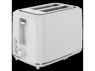 Electric Toaster, white, 220-240V, 50-60Hz, 920-1080W, 2 slots, 3 modes, 7 browning levels ATS0001W