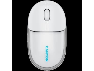 CANYON mouse OnClick 24 BT/ Wireless Transparent/White CNS-CMSW24W