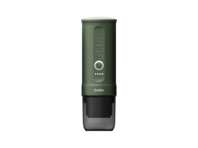 OUTIN Nano Espresso Machine, model OTEM-01, color Forest Green OTEM-01-FG