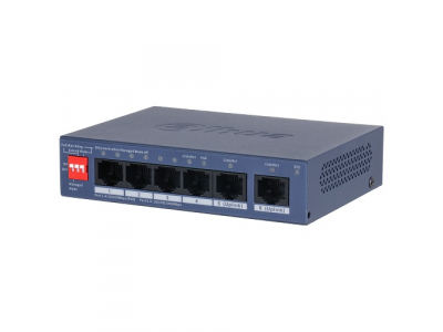 PoE switch 100Mbps 4+2G uplink CS4006-4ET2GT-36