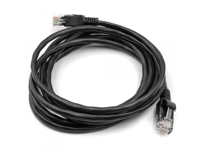 Cable Cat5E UTP, 2m, black