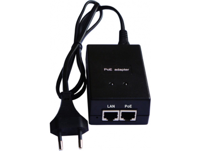 PoE injector 48V, 0.4A, 19.2W