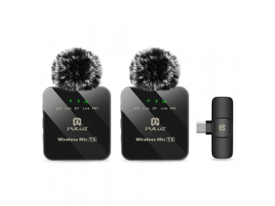 Wireless Lavalier Dual Microphone for Type-C Phone