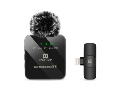 Wireless Lavalier Microphone for iPhone / iPad, 8-Pin Receiver