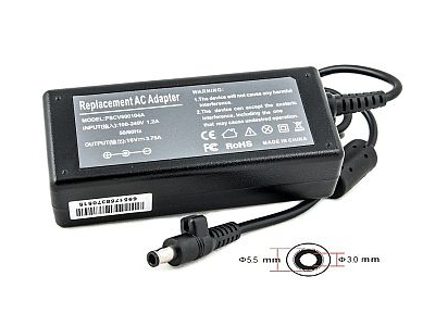 Laptop Power Adapter SAMSUNG 60W: 16V, 3.75A