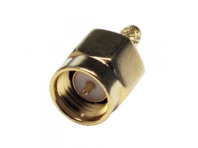 SMA-male Crimp Connector for RG174 Cable