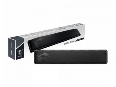 MSI Vigor-WR01 wrist rest Memory foam, Rubber Black