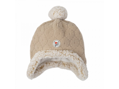 Lodger Hatter Folklore Fleece cepure, Beige, 12-24m