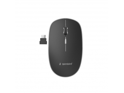 MOUSE USB-C OPTICAL WRL BLACK/SILENT MUSW-4BSC-01 GEMBIRD