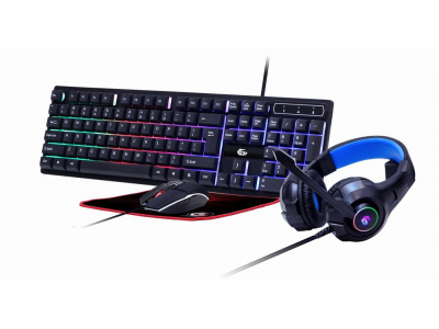 KEYBOARD USB GAMING KIT ENG/GHOST GGS-UMGL4-02 GEMBIRD