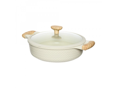 SHALLOW POT D28CM 4.1L/BEIGE 93806 RESTO